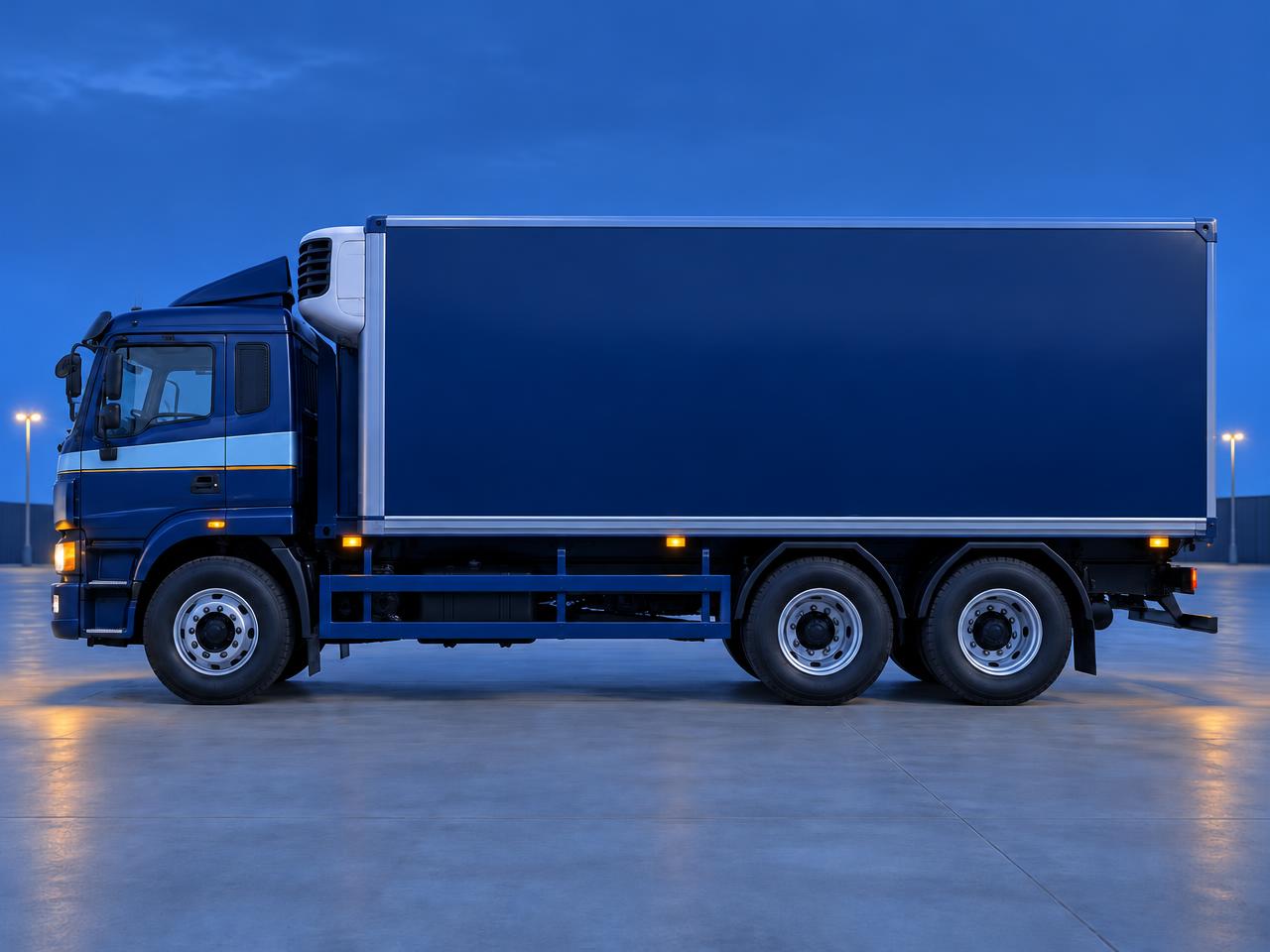 22 feet refrigerated heavy commercial truck with cooling unit
