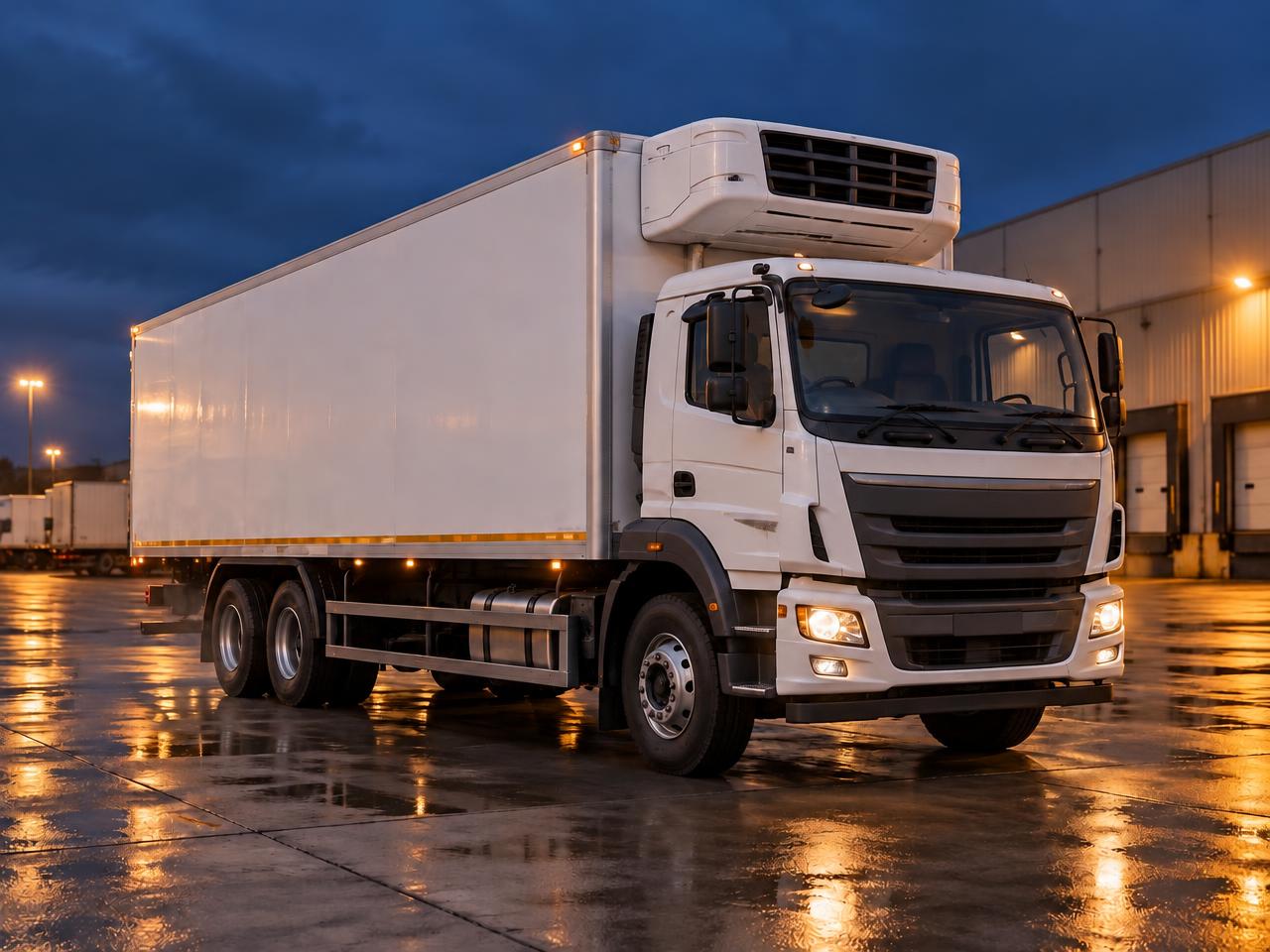 32 feet 10-wheeler refrigerated container truck